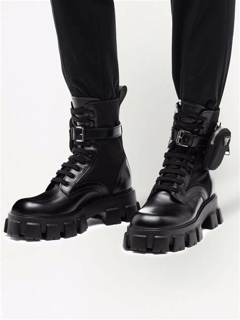 prada riding boots mens|Prada ankle boots men's.